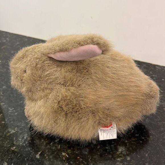Vintage 1993 TY Classic Beanie NIBBLES Rabbit Bunny Brown Plush Stuffed Animal. - Picture 5 of 8